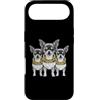 Cool 3 Hip Hop Trio Street Gold Chain Fu Custodia per iPhone Air Chihuahua Dog Rap Old School Retro Streetwear anni '80 '90 Tre