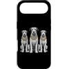 Cool 3 Hip Hop Trio Street Gold Chain Fu Custodia per iPhone Air Irish Wolfhound Dog Rap Old School Retro Streetwear anni '80 '90