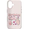 Girls Birthday Korean Kids K Pop Fan K-P Custodia per iPhone 17 Compleanno Ragazza 6 Anni 6 Coreano Pop Love K-Pop
