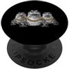 Cool 3 Hip Hop Trio Street Gold Chain Fu Coccodrillo Alligatore Rap Old School Retro Streetwear 80s 90s PopSockets PopGrip Adesivo