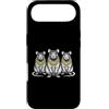 Cool 3 Hip Hop Trio Street Gold Chain Fu Custodia per iPhone Air Topo Rat Rap Old School Retro Streetwear 80s 90s Tre