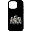 Cool 3 Hip Hop Trio Street Gold Chain Fu Custodia per iPhone 16 Pro Alligator Crocodile Rap Old School Retro Streetwear anni '80 e '90