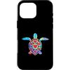 Cute Sea Turtle Mom Dad Birthday Holiday Custodia per iPhone 16 Pro Max Tartaruga marina tartaruga oceano animale regalo per uomini, donne bambini