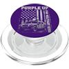 The Salty Veteran Viola su per il mese militare del camion dei bambini del bambino militare PopSockets PopGrip per MagSafe