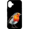 Robin Bird Outfit Custodia per iPhone 16 Plus Carino Robin Birds Look