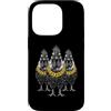 Cool 3 Hip Hop Trio Street Gold Chain Fu Custodia per iPhone 14 Pro Pollo Gallo Gallina Rap Old School Retro Streetwear 80s 90s