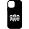 Cool 3 Hip Hop Trio Street Gold Chain Fu Custodia per iPhone 12 mini Shih Tzu Dog Rap Old School Retro Streetwear anni '80 '90 Tre