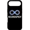 Neurodivergent Pride & Spectrum Aestheti Custodia per iPhone Air Neurospicy Infinity Loop | Autismo ADHD Umorismo - Glitch Art
