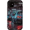 JDM Japanese Automotive Tuning Car Art Custodia per iPhone 11 Distress Vintage JDM Leggendario Race Drift Cars Nel Garage