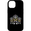 Cool 3 Hip Hop Trio Street Gold Chain Fu Custodia per iPhone 14 Bassotto Doxie Rap Old School Retro Streetwear 80s 90s