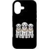 Cool 3 Hip Hop Trio Street Gold Chain Fu Custodia per iPhone 17 Golden Retriever Rap Old School Retro Streetwear anni '80 e '90