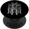 Cool 3 Hip Hop Trio Street Gold Chain Fu Pastore Tedesco Rap Old School Retro Streetwear 80s 90s PopSockets PopGrip Adesivo