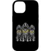 Cool 3 Hip Hop Trio Street Gold Chain Fu Custodia per iPhone 14 Irish Setter Dog Rap Old School Retro Streetwear anni '80 '90