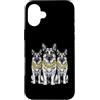 Cool 3 Hip Hop Trio Street Gold Chain Fu Custodia per iPhone 16 Plus Pastore Tedesco Rap Old School Retro Streetwear 80s 90s