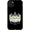 Cool 3 Hip Hop Trio Street Gold Chain Fu Custodia per iPhone 11 Pro Max Pollo, gallina, gallo, rap, vecchia scuola, retrò, streetwear anni '80 e '90