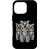 Cool 3 Hip Hop Trio Street Gold Chain Fu Custodia per iPhone 16 Pro Lemur Anello Coda Rap Old School Retro Streetwear 80s 90s