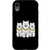 Cool 3 Hip Hop Trio Street Gold Chain Fu Custodia per iPhone XR Samoiedo Cane Rap Old School Retro Streetwear 80s 90s Tre