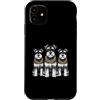 Cool 3 Hip Hop Trio Street Gold Chain Fu Custodia per iPhone 11 Miniatura Schnauzer Rap Old School Retro Streetwear 80s 90s