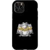 Cool 3 Hip Hop Trio Street Gold Chain Fu Custodia per iPhone 11 Pro Rana Rospo Anfibio Rap Old School Retro Streetwear 80s 90s