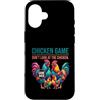 400 - 500 Adult Chicken Costume Funny Ap Custodia per iPhone 16 Gioco di pollo Non guardare il pollo divertente scherzo costume