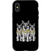 Cool 3 Hip Hop Trio Street Gold Chain Fu Custodia per iPhone X/XS Pastore Tedesco Rap Old School Retro Streetwear 80s 90s