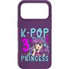 Girls Birthday Korean Kids K Pop Fan K-P Custodia per iPhone 17 Pro Max K-Pop Principessa Età 3 Anni Compleanno Bambino