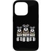 Cool 3 Hip Hop Trio Street Gold Chain Fu Custodia per iPhone 13 Pro Miniatura Schnauzer Rap Old School Retro Streetwear 80s 90s