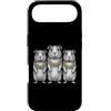 Cool 3 Hip Hop Trio Street Gold Chain Fu Custodia per iPhone Air Cavia Rap Old School Retro Streetwear 80s 90s Tre