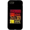 Lustiger Geburtstagsspruch zum 34. Gebur Custodia per iPhone SE (2020) / 7/8 34° compleanno leggendario dal luglio 1992 vintage retrò