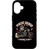 Desert Lizard Riding Co Custodia per iPhone 16 Divertente Pinche Cowboy Gringo Equitazione Club Moto Lucertola