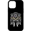 Cool 3 Hip Hop Trio Street Gold Chain Fu Custodia per iPhone 12 Pro Max Rottweiler Rottie Rap Old School Retro Streetwear anni '80 '90