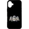 Cool 3 Hip Hop Trio Street Gold Chain Fu Custodia per iPhone 16 Plus Coccodrillo Alligatore Rap Old School Retro Streetwear 80s 90s
