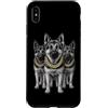 Cool 3 Hip Hop Trio Street Gold Chain Fu Custodia per iPhone XS Max Pastore Tedesco Rap Old School Retro Streetwear 80s 90s