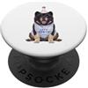 Chow Chow Puppy Lover PS Black Chow Let's Pawty Birthday Party Amante dei cani PopSockets PopGrip Adesivo