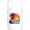 Miami Beach Florida Surfing Surf Ocean V Custodia per iPhone 17 Miami Spiaggia
