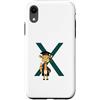 Timowo Studio Custodia per iPhone XR Giraffa Diploma Lettera X Alfabeto Animale