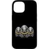 Cool 3 Hip Hop Trio Street Gold Chain Fu Custodia per iPhone 15 Isopod Rap Old School Retro Streetwear anni '80 '90 Tre