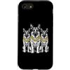 Cool 3 Hip Hop Trio Street Gold Chain Fu Custodia per iPhone SE (2020) / 7/8 Pastore Tedesco Rap Old School Retro Streetwear 80s 90s