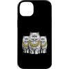 Cool 3 Hip Hop Trio Street Gold Chain Fu Custodia per iPhone 14 Plus Gatto persiano Rap Old School Retro Streetwear 80s 90s Tre