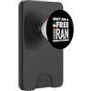 Woman Life Freedom Iran Unity For A Free Donna Vita Libertà Iran Unità per un Iran libero PopSockets PopWallet per MagSafe