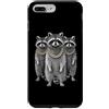 Cool 3 Hip Hop Trio Street Gold Chain Fu Custodia per iPhone 7 Plus/8 Plus Raccoon Trash Panda Rap Old School Retro Streetwear anni '80 e '90