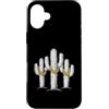 Cool 3 Hip Hop Trio Street Gold Chain Fu Custodia per iPhone 16 Plus Cactus Dessert Rap Old School Retro Streetwear 80s 90s Tre