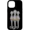 Cool 3 Hip Hop Trio Street Gold Chain Fu Custodia per iPhone 15 Cavalluccio marino Rap Old School Retro Streetwear 80s 90s Tre