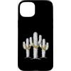 Cool 3 Hip Hop Trio Street Gold Chain Fu Custodia per iPhone 15 Plus Cactus Dessert Rap Old School Retro Streetwear 80s 90s Tre