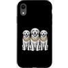 Cool 3 Hip Hop Trio Street Gold Chain Fu Custodia per iPhone XR Golden Retriever Rap Old School Retro Streetwear anni '80 e '90