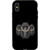 Cool 3 Hip Hop Trio Street Gold Chain Fu Custodia per iPhone X/XS Isopod Rap Old School Retro Streetwear anni '80 '90 Tre