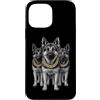 Cool 3 Hip Hop Trio Street Gold Chain Fu Custodia per iPhone 13 Pro Max Pastore Tedesco Rap Old School Retro Streetwear 80s 90s
