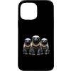 Cool 3 Hip Hop Trio Street Gold Chain Fu Custodia per iPhone 13 Pro Max Honey Badger Ratel Rap Old School, abbigliamento da strada retrò anni '80 e '90