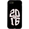 COOL FOOTBALL DESIGNS AND OUTFITS Custodia per iPhone SE (2020) / 7/8 10 ANNI 2016 CALCIO 10° COMPLEANNO