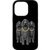 Cool 3 Hip Hop Trio Street Gold Chain Fu Custodia per iPhone 14 Pro Irish Setter Dog Rap Old School Retro Streetwear anni '80 '90